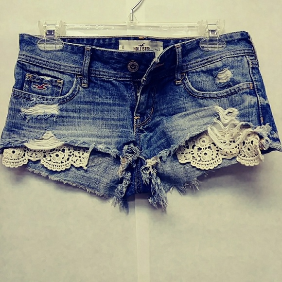 Hollister Pants - Hollister cut off shorts